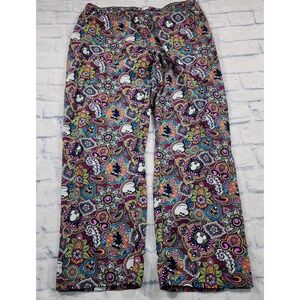 Disney Parks Authentic Original Sz XXL Mickey Mouse Mandala Paisley Pajama Pants